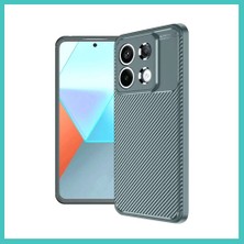 Ny Joy Redmi Note 13 Pro 4g Uyumlu Kılıf Auto Focus Karbon Kapak - Gri Nyjoybz