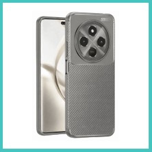 Ny Joy Tecno Spark 30C Uyumlu Kılıf Auto Focus Karbon Kapak - Gri Nyjoybz