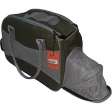 Die Grup Tr La Vista Uçak Kabin Boy Style Flybag Kedi, Küçük Köpek Taşıma Çantası Yeşil 30-20-40CM