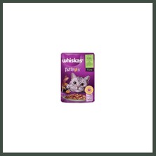 Whiskas Pouch Tastymix Sos Içinde Kuzulu Tavuklu ve Havuçlu Yetişkin Kedi Konservesi 85 gr Nhr