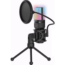 Die Grup Tr SF-777 Kondansatör Kayıt Mikrofonu, Kardioid, Pop Filtre ve Tripod Seti