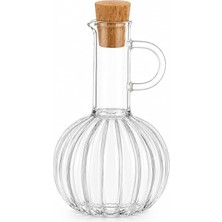 Die Grup Tr LM-0010 Breze Mantar Kapaklı Borosilikat Cam Yağlık Sirkelik Yağdanlık 300ML