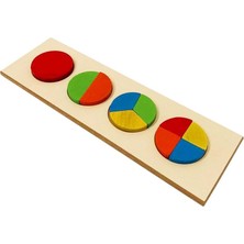Die Grup Tr Bakgelal Ahşap Daire Geometrik Şekillerle Öğrenme Eğitici Oyunu