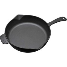 Die Grup Tr Demir Döküm Yuvarlak Kızartma Tavası, 34 cm