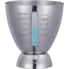 Die Grup Tr Paslanmaz Çelik Kokteyl Ölçü Kabı, 30-180 ml / 1-6 Oz