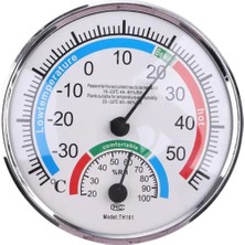 Die Grup Tr Analog Ekranlı Sıcaklık ve Nem Ölçer Termometre, -30°c ile +50°c Arası, 12.5cm Çap, Bebek Odası Için Uygun