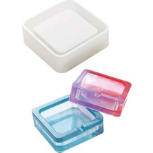 Die Grup Tr Epoksi Silikon Kalıp Küllük Kalıbı Kare 9.8x3.2 cm