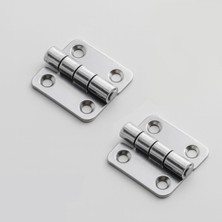 Die Grup Tr Menteşe Yaprak Gümüş Metal 40X40 mm 2 Adet Set Kapi Pencere Dolap Mobilya Kapak Menteşe Bağlantı