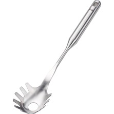 Die Grup Tr Essential/paslanmaz Çelik Spagetti Kaldırıcı (34 Cm) Büyük Makarna Kaşığı, Makarna Kepçesi, Asma Halkalı, Bulaşık Makinesinde Yıkanabilir