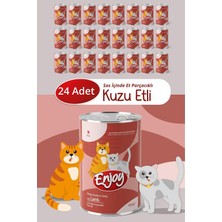 Die Grup Tr Kedi Konservesi, Kuzu Etli, Sos Içinde Et Parçacıklı, 400 G, 24'lü Set