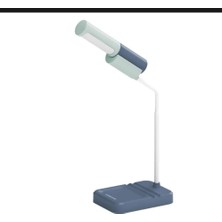 Die Grup Tr USB Şarjlı LED Masa Lambası, 2 In 1 Telefon Tutucu, Dokunmatik Okuma Lambası, Göz Koruyucu, Mavi