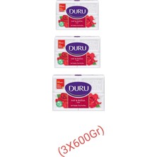 Die Grup Tr Saf & Doğal Kaynaklı Gül 4 Adet Beyaz Kalıp Sabun 600 gr X3 Adet