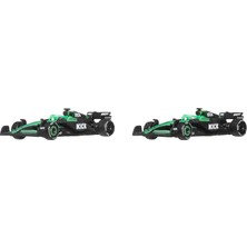 Die Grup Tr Premium Formula 1 Oyuncak Arabaları, 2 Adet 1:64 Ölçekli Metal Kıck Sauber Formula 1 Yarış Arabası, 27 Numaralı Nico Hulkenberg ve 5 Numaralı Gabriel Bortoleto, JMM92