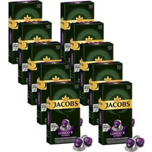 Die Grup Tr Lungo Intenso 8 Kapsül Kahve 10 x 10 Paket (100 Adet) Nespresso Uyumlu