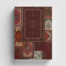Die Grup Tr Etnik Kolaj Serisi 02 - Bordo Bullet Journal A5 Noktalı Defter