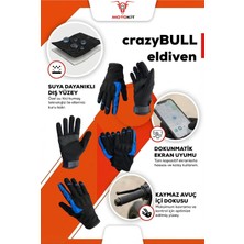 Die Grup Tr Mavi/suya ve Rüzgara Dayanıklı 4 Mevsim Erkek Motosiklet Eldiveni
