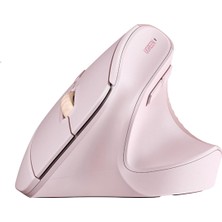 Die Grup Tr 2.4ghz USB Bağlantısı, 4000 Dpi, 57° Dikey Açı, Ergonomik Dikey Kablosuz Gelişmiş Mouse, Pembe, 55917