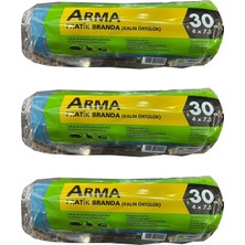 Die Grup Tr Arma Naylon Tadilat Boya Koruyucu Örtü Poşet Kalın Pratik Branda - 4x7.5 Metre - 30 M2-3 Paket