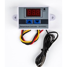 Die Grup Tr XH-W3001 Ac 220V 10A Dijital Termostat Dijital Sıcaklık Kontrol Dijital Ekran Termostat Kontrol Anahtarı ve Ntc 10K Termistör Sensörleri
