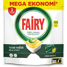 Die Grup Tr Hepsi Bir Arada Bulaşık Makinesi Deterjanı Kapsülü/tableti 100 Yıkama Limon Kokulu