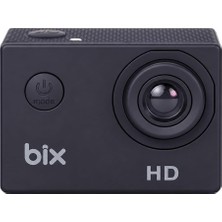 Die Grup Tr Edge 1 Hd Aksiyon Kamerası 720P 30 Metre Su Geçirmez Kılıflı Su Altı Bisiklet Motosiklet Kask Kamerası Webcam Özellikli Siyah (Siyah)