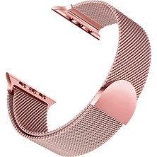 Watch Se 44MM Için Kordon Luxe Metal Twist Rose Gold [watch Se 44MM ile Uyumlu Kordon - Rose Gold]