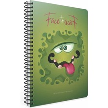 Die Grup Tr 187576 Defter A4 Face To Face Spiralli 80 Yaprak Çizgili 4243
