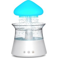 Die Grup Tr Yağmur Bulutu Havan Nemlendirici, Rahatlatıcı Yağmur Sesi, 7 Farklı Renk Rgb Işık Modu, Uzaktan Kumandalı Kullanım, 300 ml Geniş Su Kapasitesi, Kademeli Yağmur Hızı, Koku Verici Aromaterapi Difüzör