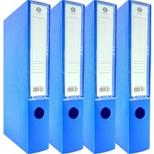 Die Grup Tr Sarbag Sert Plastik Arşiv Kutusu 24X32X6 cm 4 Adet (Mavi)