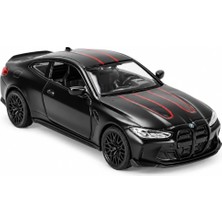 Die Grup Tr Rmz City Dark Series Bmw M4 Csl 1:32 Die-Cast Çek Bırak Model Araba – Mat Siyah