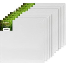 Die Grup Tr 30X30 Cm, Tuval, 10 Lu, Resim Tuvali, Ahşap Çerçeve, Tual, Akrilik Boya, Yağlı Boya