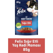 Felix Felıx Yavru Sığır Etli Kedi Yaş Mama 85 gr x 26 Adet