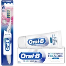 Die Grup Tr Titreşimli Diş Fırçası Pulsar Diş Eti ve Hassas Bakım 35 Yumuşak + 50 ml Diş Macunu