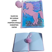 Die Grup Tr 14X20 cm Hatıra Günlük Not Defteri Çizgili 80 Yaprak Kabartmali Kapak Ponpon Ayraç