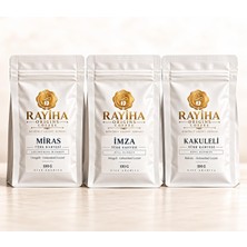 Die Grup Tr Rayiha Orıgıns Coffee Türk Kahvesi 3'lü Set Miras Imza Kakuleli 3 x 100 G