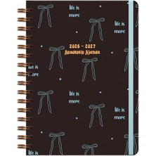 Die Grup Tr 2026-2027 A5 Akademik Ajanda Spiralli 15X21 cm - 16 Aylık - Motivasyon Sayfalı Fiyonk