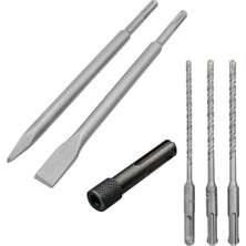 Die Grup Tr Kırıcı Delici Hilti Için Sds Plus Elmaslı 3lü Matkap Ucu Murç Keski Sds Vidalama Bits Adaptör Seti
