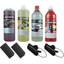 Die Grup Tr 4'lü Oto Bakım Seti, Motor Temizleyici, Jant Temizleyici, Lastik Parlatıcı, Hızlı Cila, 1 Lt 63999