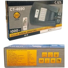 Die Grup Tr 20W Solar Sokak Armatürü- Beyaz Işık CT-4690 CT-4690