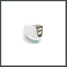 M-Pets Eco Tima Kapalı Kedi Tuvaleti Large Deniz Yeşili 60X45X42 cm Nhr