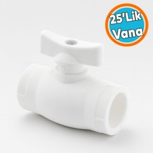 Die Grup Tr 25'lik Mini Vana Plastik Küresel Pprc Pvc Vanası Dişsiz Aç Kapa Boru Kaynak Makine Bağlantılı