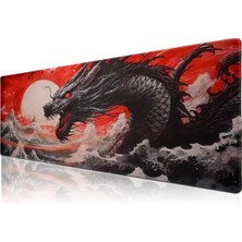 Klasse Pro - 6 Farklı Model Dikişli Kenar 70X30 cm Oyuncu Gaming Mouse Pad (Drake Dawn)