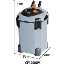 Die Grup Tr Dophin Dış Filtre Cf 1200U 1200 L/s, 200-CF1200UASD