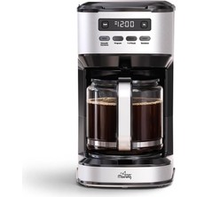 Die Grup Tr SIN2634 Dijital Ekranlı Zaman ve Aroma Ayarlı 1,8 Lt Cam Hazneli Filtre Kahve Makinesi