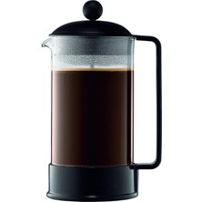 Die Grup Tr Brazil 8-Cup French Press Kaffeemaschine, 34 Unzen, Schwarz