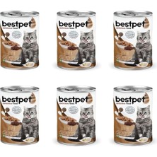 Die Grup Tr Bestpet Ciğerli Soslu Yetişkin Kedi Konservesi 400 gr 6'li Paket