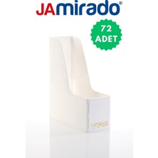 Die Grup Tr Mg 101 A4 Plastik Dikey Magazinlik Klasör, Beyaz, 72'li