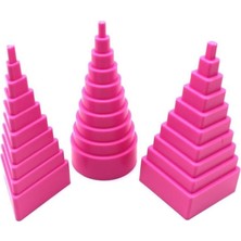 Die Grup Tr Bidoluhobi Quilling Kağıt Sarma Aleti Piramit Pembe