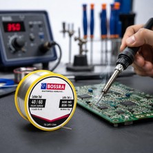 Die Grup Tr Lehim Teli 50 Gr, 40/60 Alaşım, 1,2 mm Lehim Havyası Teli, Elektronik Kart ve Tamir Işleri Için