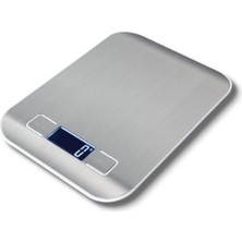 Die Grup Tr Mutfak Ölçüsü Food Scale, 5kg Digital Kitchen Scale, Grey Stainless Steel Plate Weight Grams And Ounces For Cooking Baking, 1g Accurate Scale Kitchen Scale Food Scales